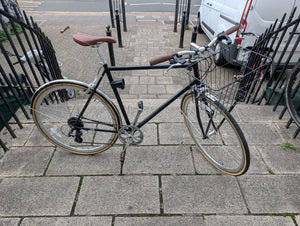 6KU Odyssey 8spd City Bike - Delano Black 2020