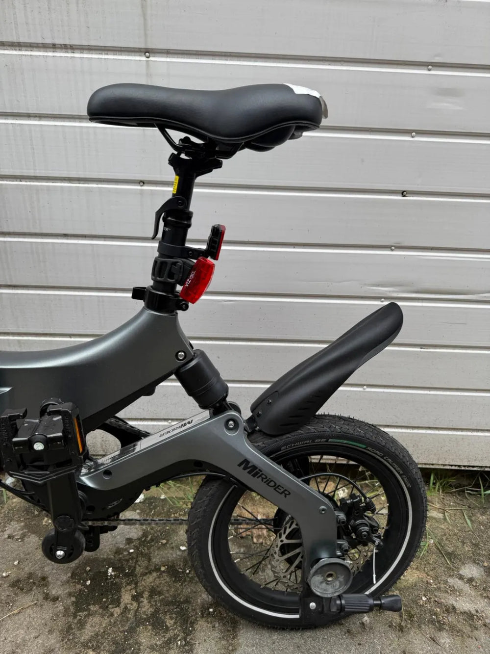 MiRider  One 2023 Folding Electric Bike - Onyx Grey