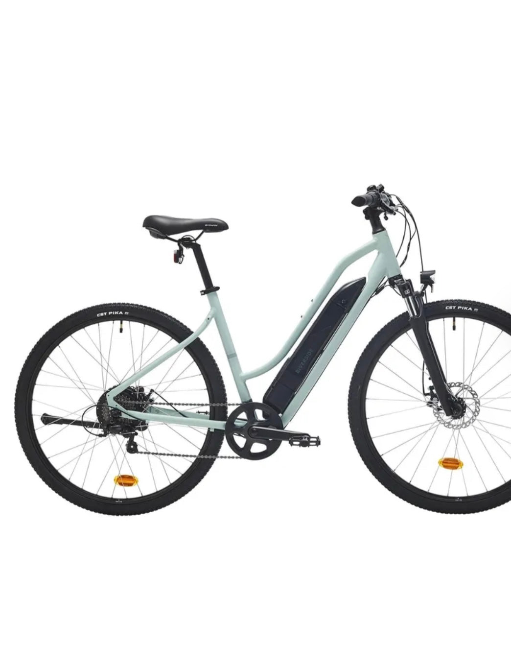 Decathlon Low Frame Electric Hybrid Bike Riverside 100 E 2024