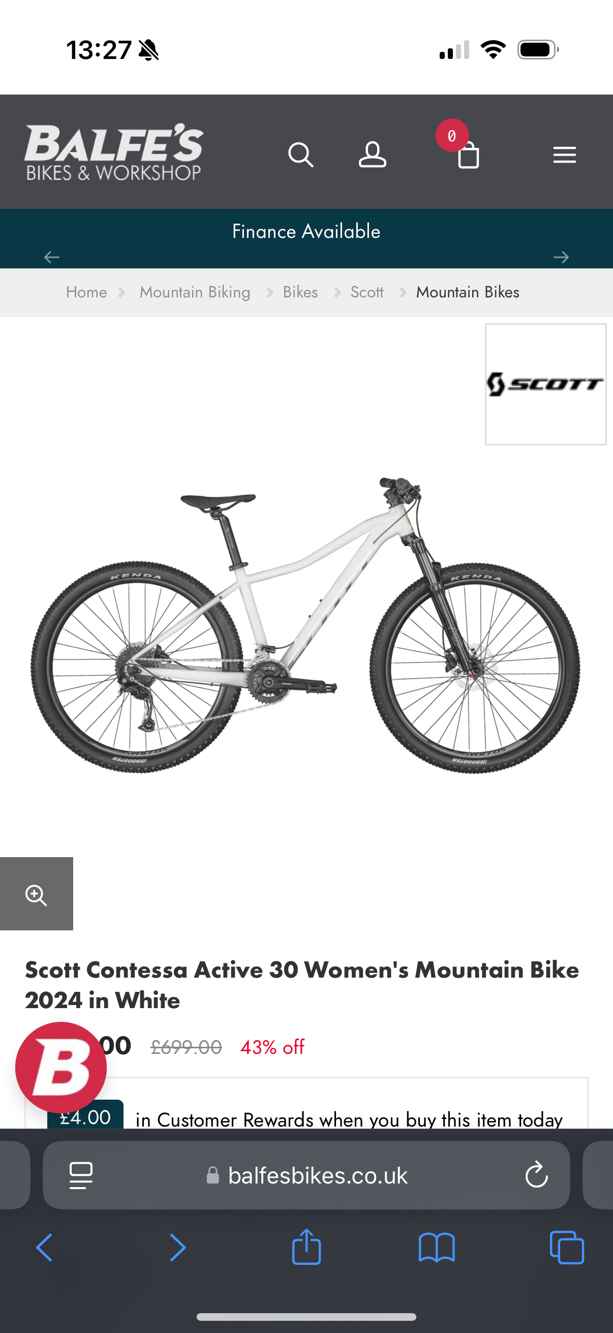 Scott Contessa Active 30 Cu 2024