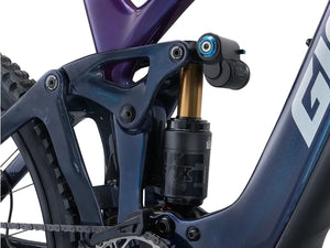 Giant Reign Advanced E+ 0 Electric Mountain Bike in Purple Haze/Metallic Navy 2026