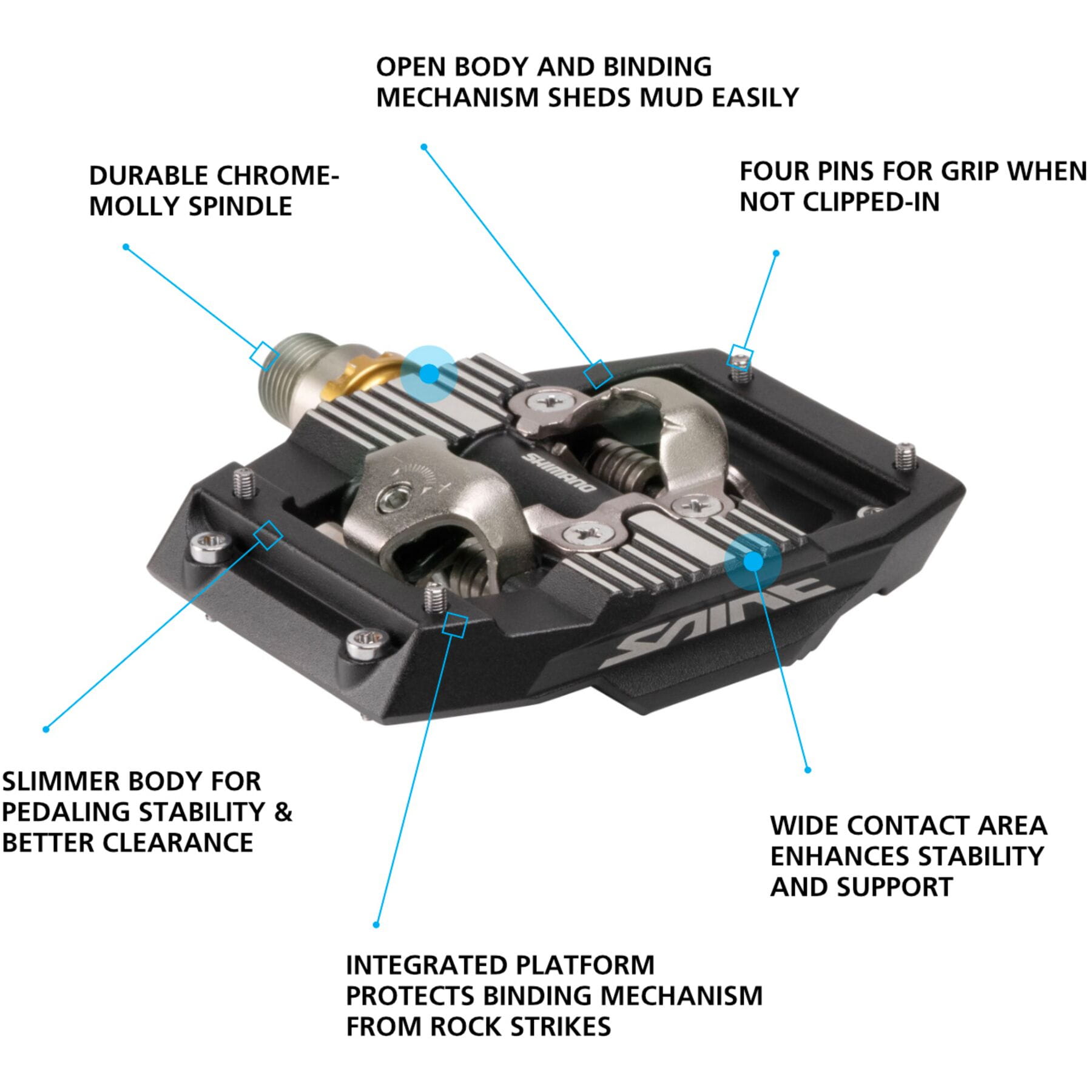 Shimano PD M821 Saint SPD pedals