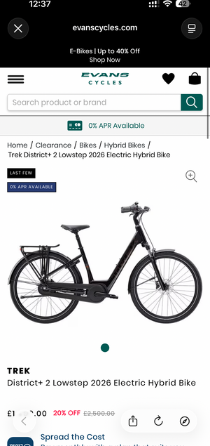 Trek District+ 2 Lowstep Electric 2026