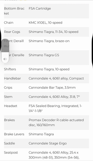 Cannondale Synapse Tiagra 2021