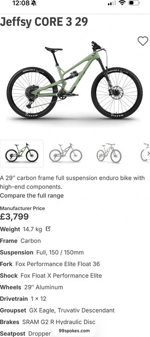 YT Industries Jeffsy CORE 3 29 2023