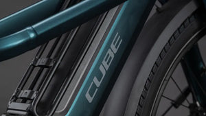 Cube Longtail Hybrid Family 800wh 2026 Electric Hybrid Bike - Royalgreen/Black