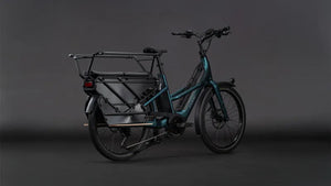 Cube Longtail Hybrid Family 800wh 2026 Electric Hybrid Bike - Royalgreen/Black