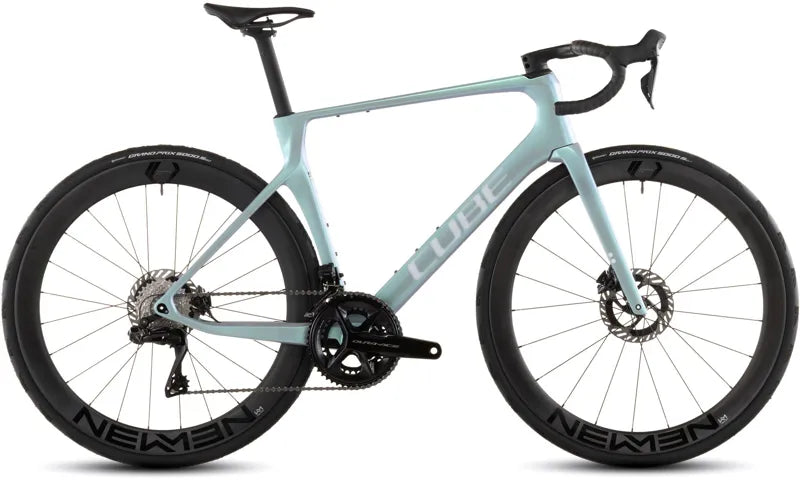 Cube Agree C:62 SLT 2026 Carbon Road Bike - Green Fusion/White