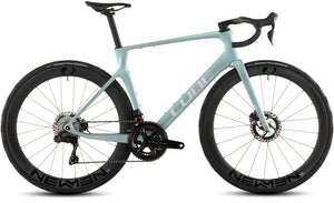 Cube Agree C:62 SLT 2026 Carbon Road Bike - Green Fusion/White