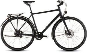 Cube Nulane Comfort EXC FE 2026 Flat Bar Gravel Bike - Grey/Chrome
