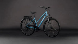 Cube Touring One Trapeze 2026 Hybrid Bike - Bluebird/Grey