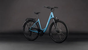 Cube Touring One Easy Entry 2026 Hybrid Bike - Bluebird/Grey